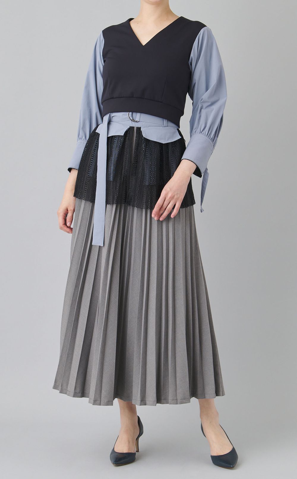 【roop】ロングプリーツスカート