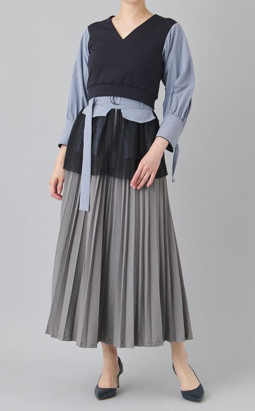 【roop】ロングプリーツスカート