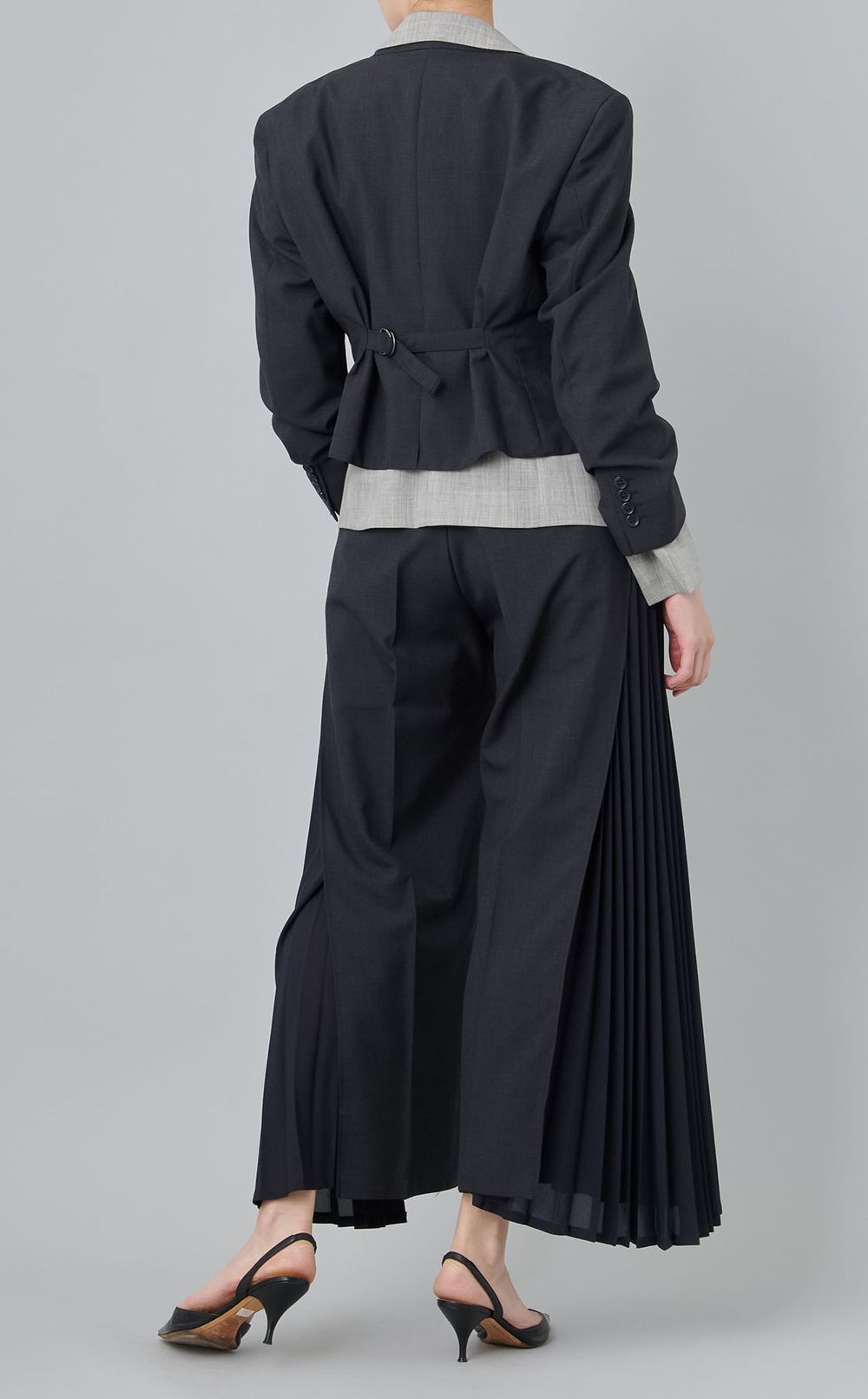 【roop】サイドプリーツパンツ