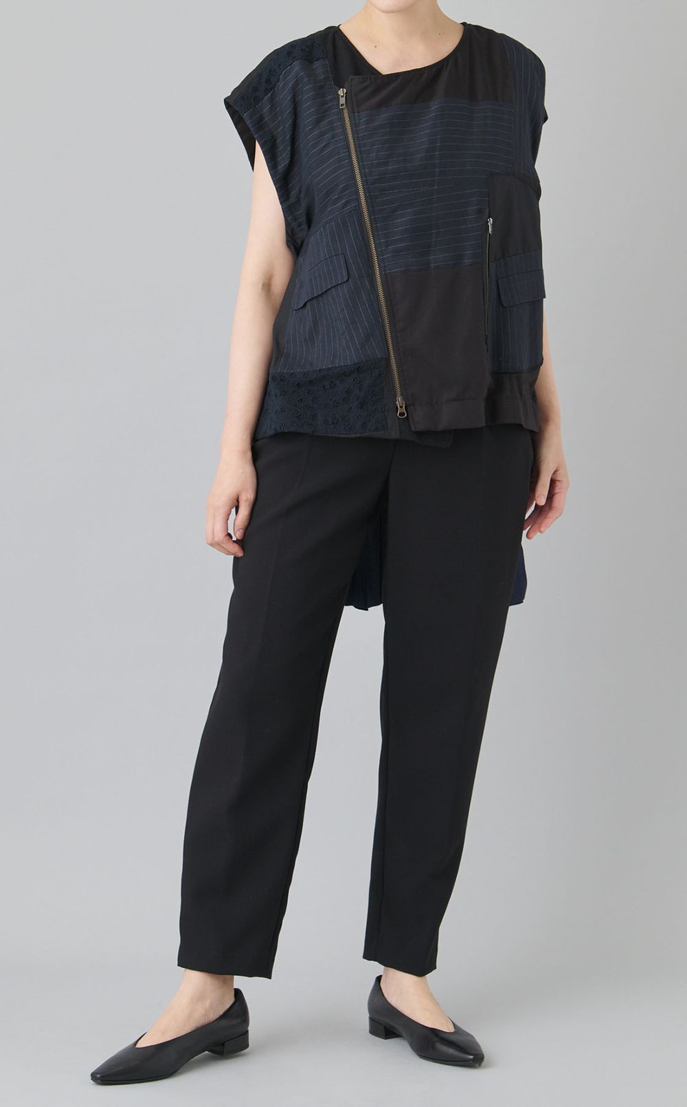 【roop】ツギハギライダースベスト