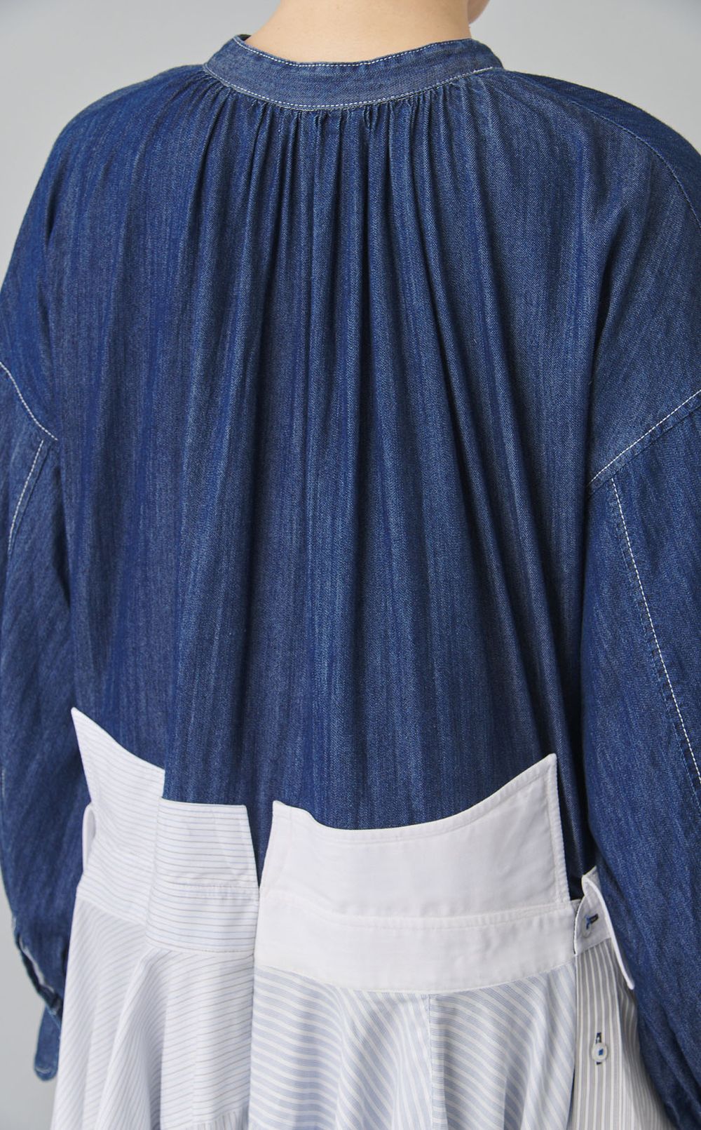 【roop】シャツドッキングワンピース