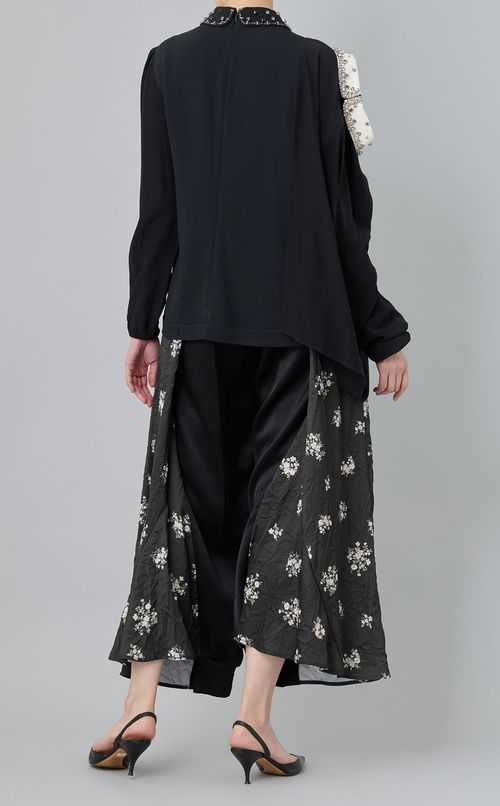 【roop】ドッキングビジューブラウス