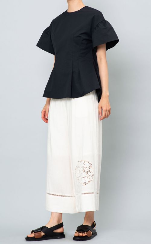 ギャザースリーブブラウス