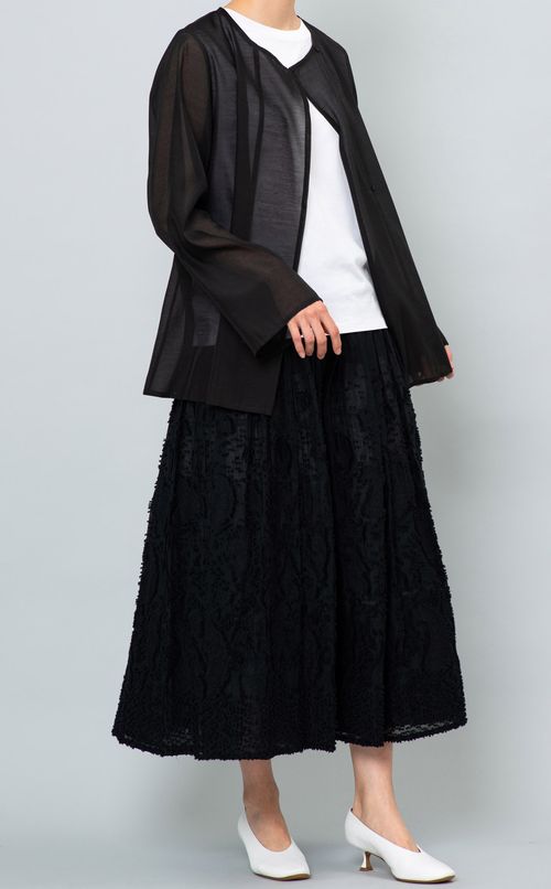 リバーシブルロングスカート