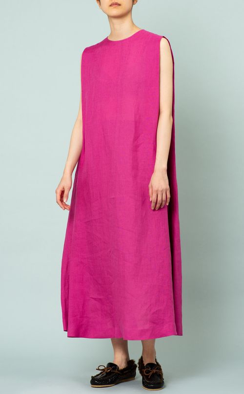 リネンロングワンピース
