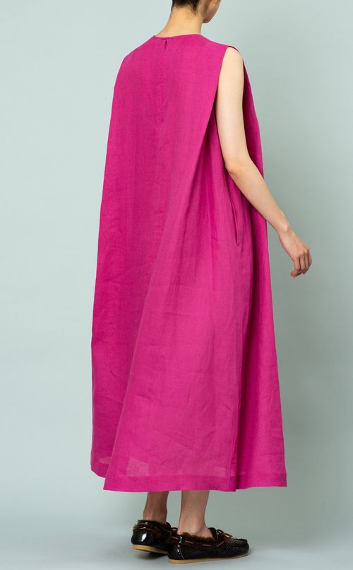 リネンロングワンピース