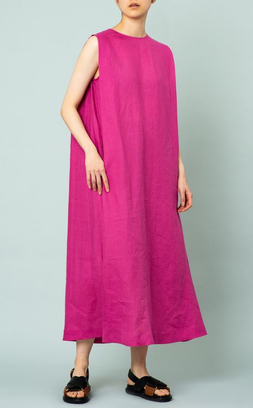 リネンロングワンピース