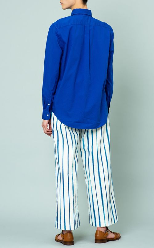 ワイドカラーロングスリーブシャツ