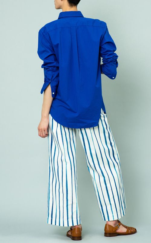 チョークストライプチノパンツ