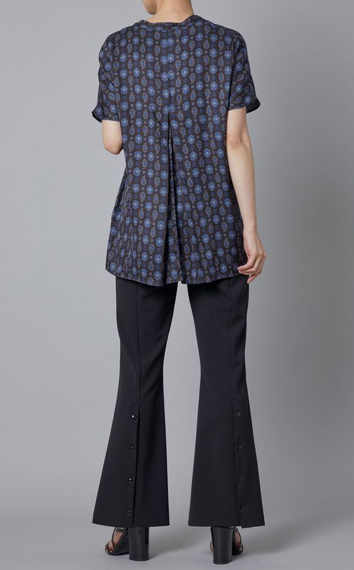 プリントスキッパー半袖プルオーバーシャツ