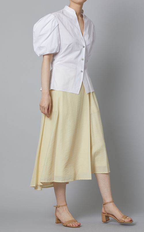 アシンメトリーフレアスカート