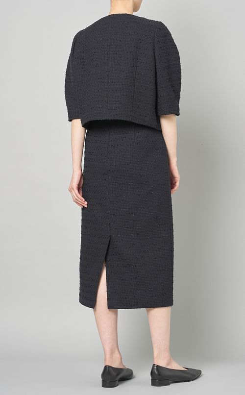 ツイードノーカラージャケット