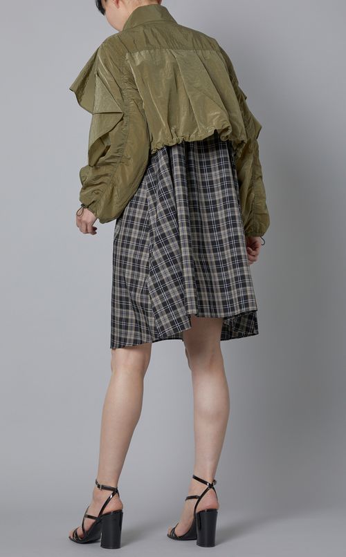 シアーフリルブルゾン