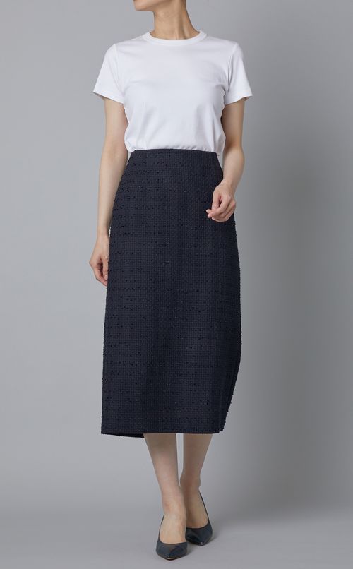 ツイードタイトスカート