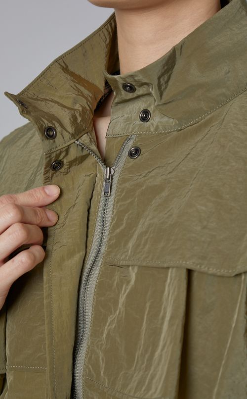 シアーフリルブルゾン