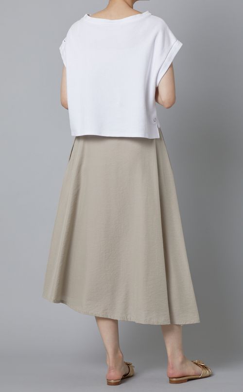 アシンメトリーフレアスカート