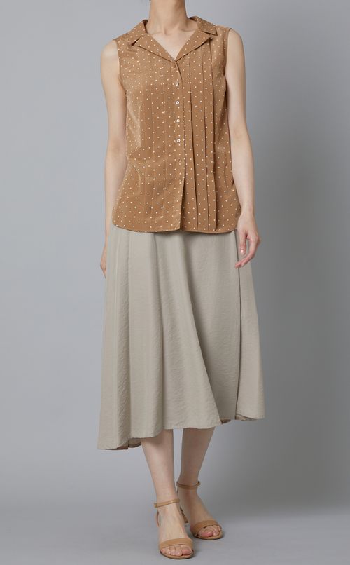 アシンメトリーフレアスカート