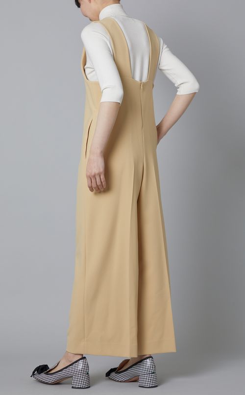 Vネックオールインワン