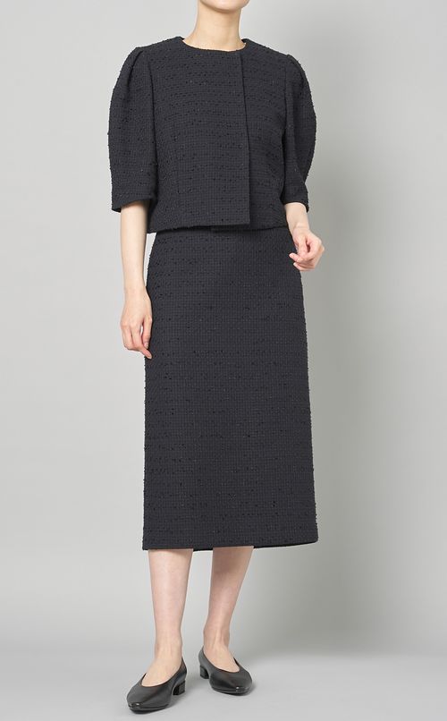 ツイードタイトスカート