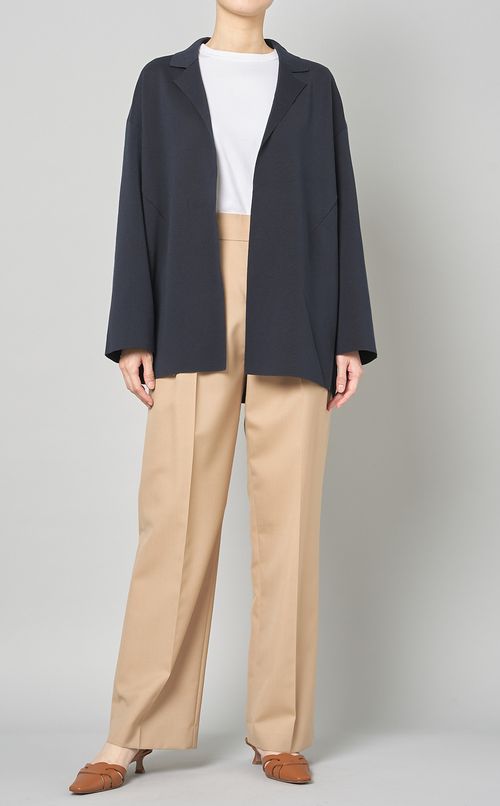 ミラノリブニットジャケット