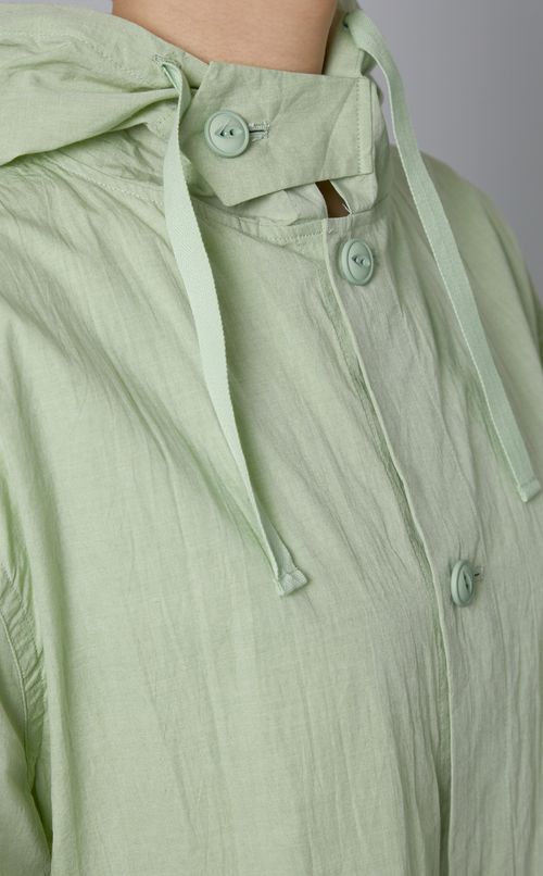 コットンフーディーシャツブルゾン