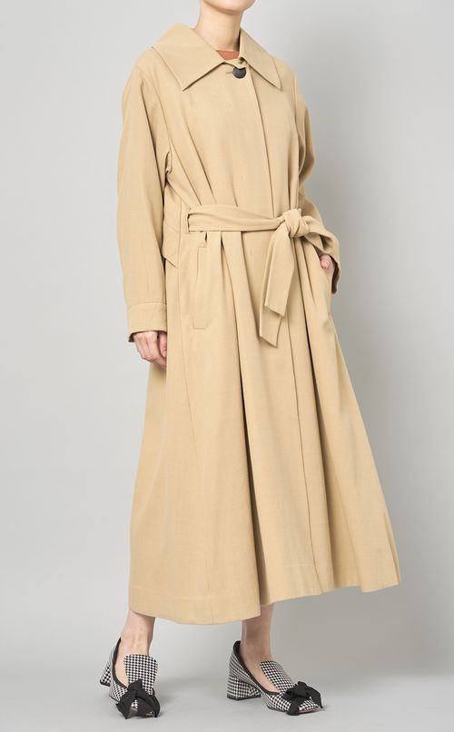 ステンカラーロングコート