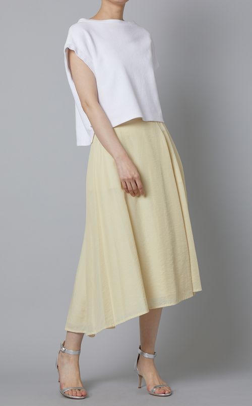 アシンメトリーフレアスカート