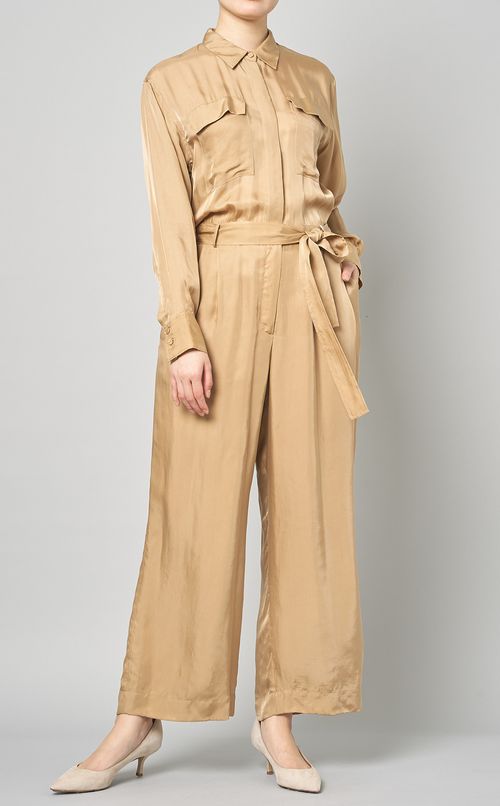 フラップポケットジャンプスーツ