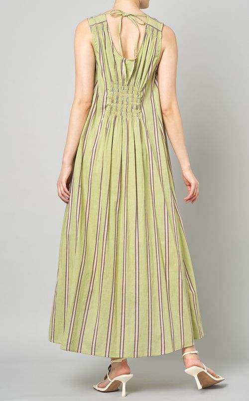 ストライプワンピース