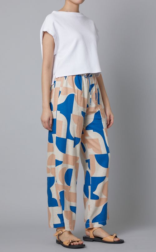 リネンレーヨンパンツ