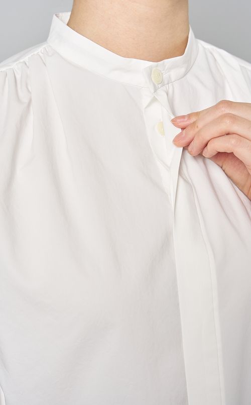 ウエストリボンブラウス