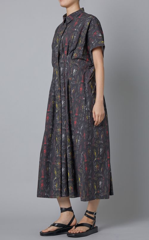 マルチフラワープリントワンピース