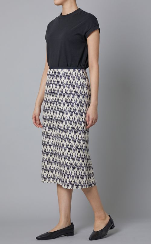 クロストリコットタイトストレートスカート