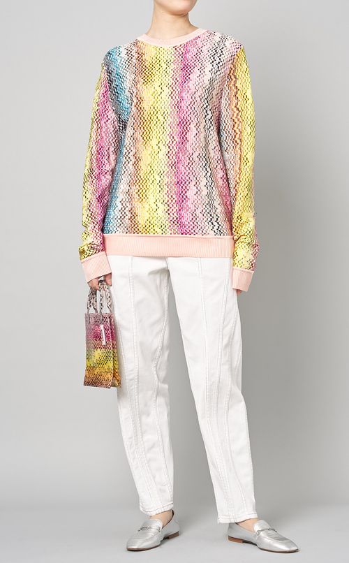 PVCジャガード柄ミニバッグ