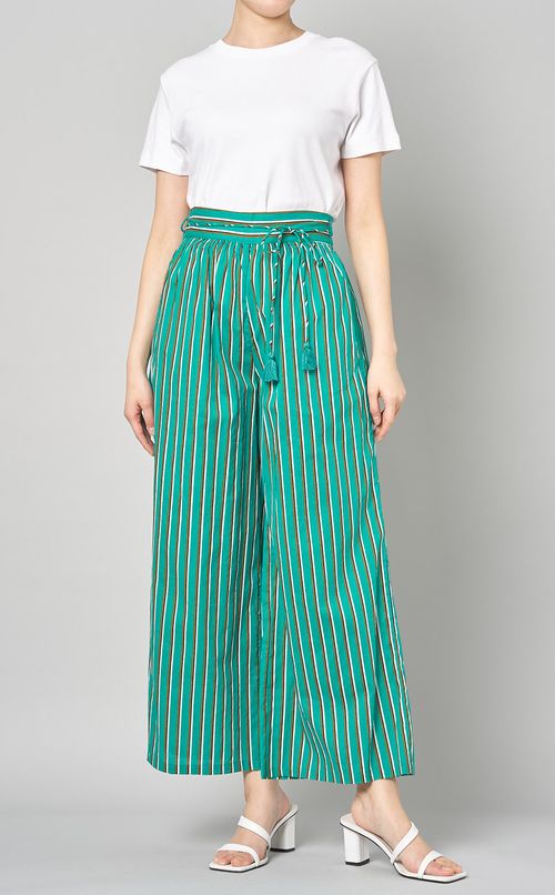 ストライプパンツ