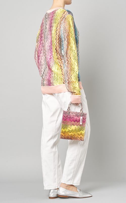 PVCジャガード柄ミニバッグ