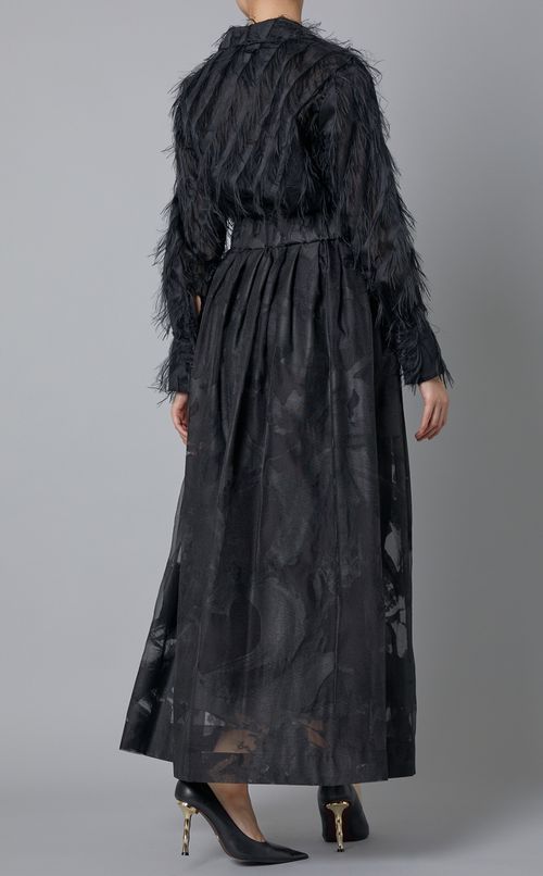 オパールシースルーロングスカート