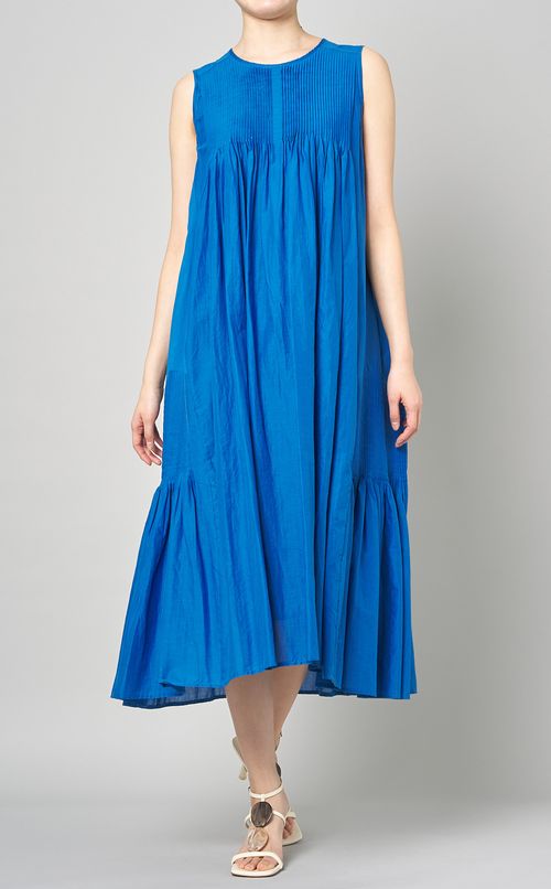 コットンローンノースリーブワンピース