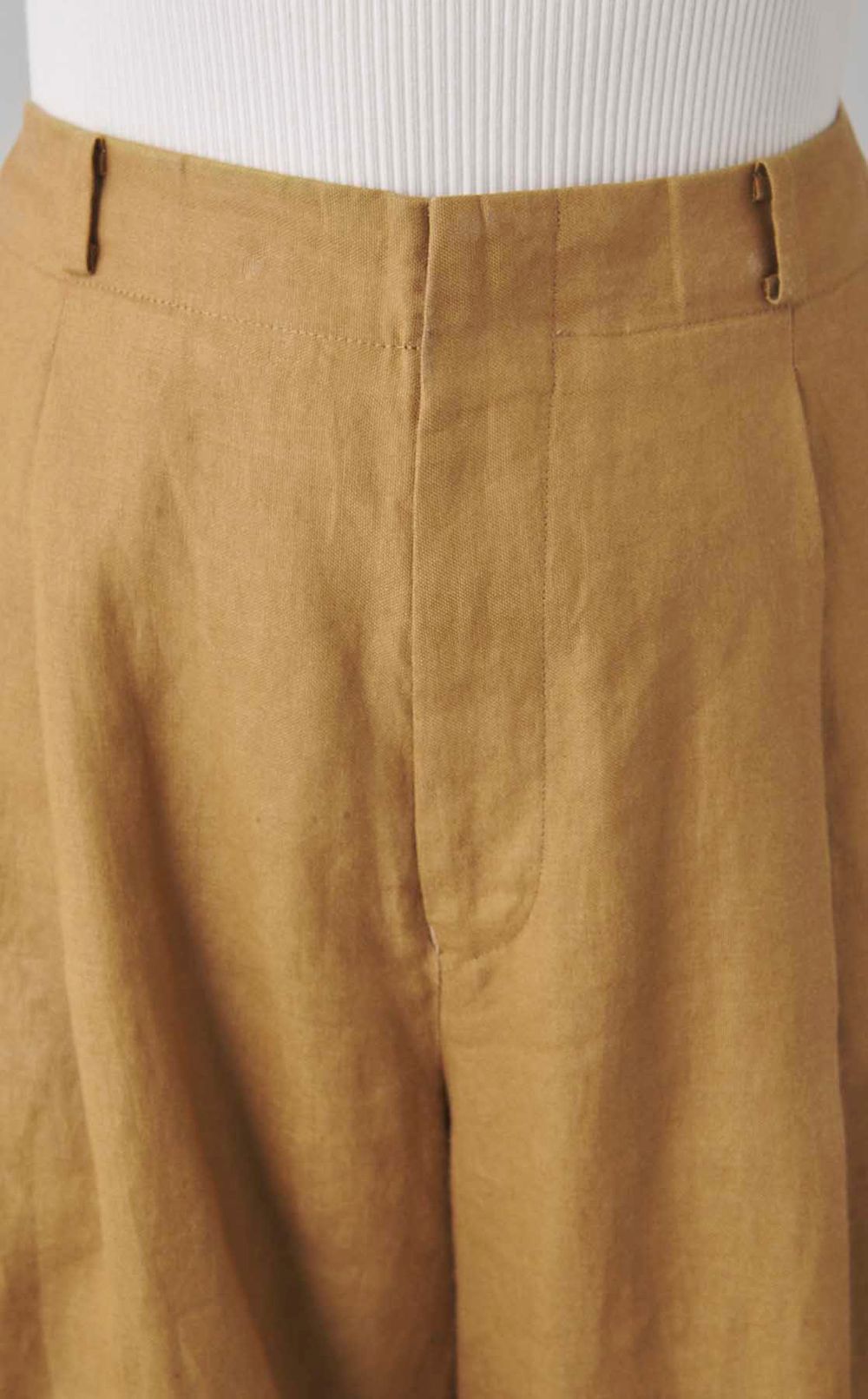 【roop】DEFORMATION CROPD PANTS
