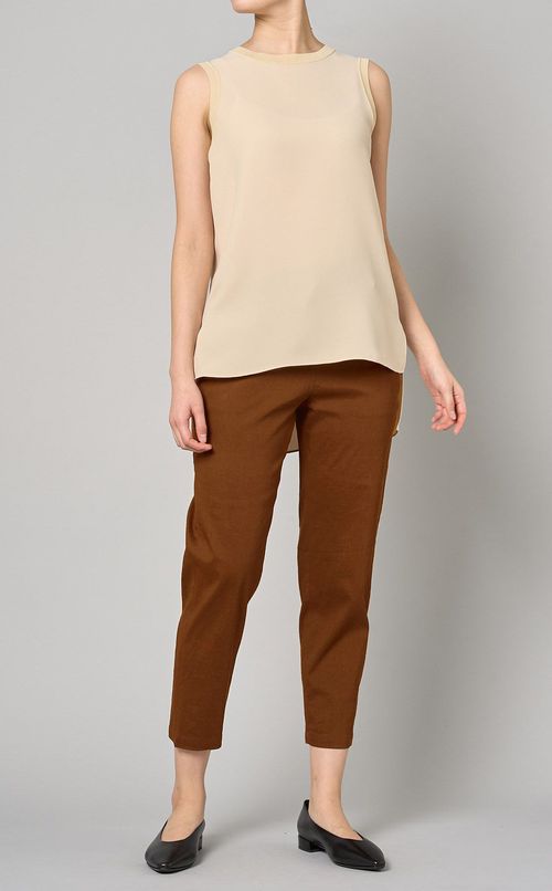 スリムテーパードイージーパンツ