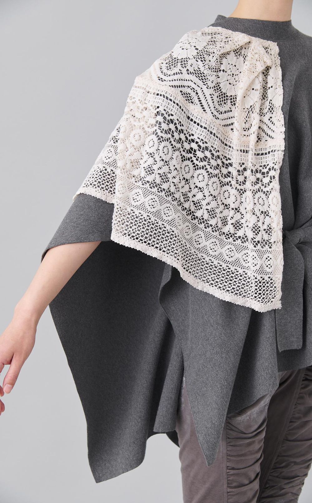 【roop】race glitter knittops
