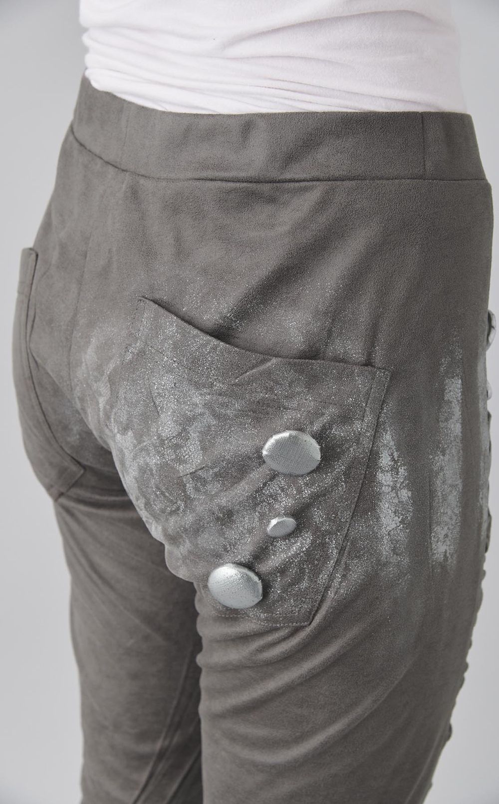 【roop】race glitter pants