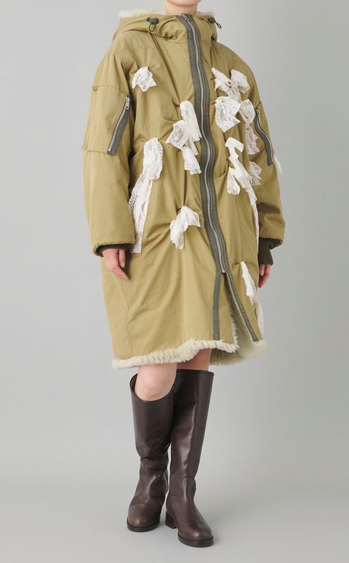 【roop】レースモッズコート