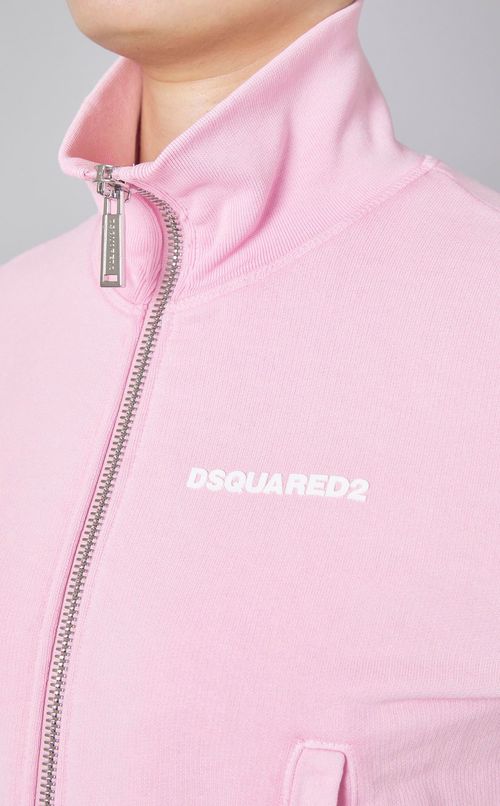 コットンダブルジップスウェット