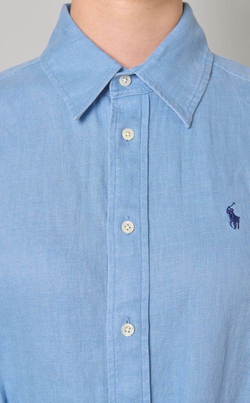 ベルト付シャツワンピース