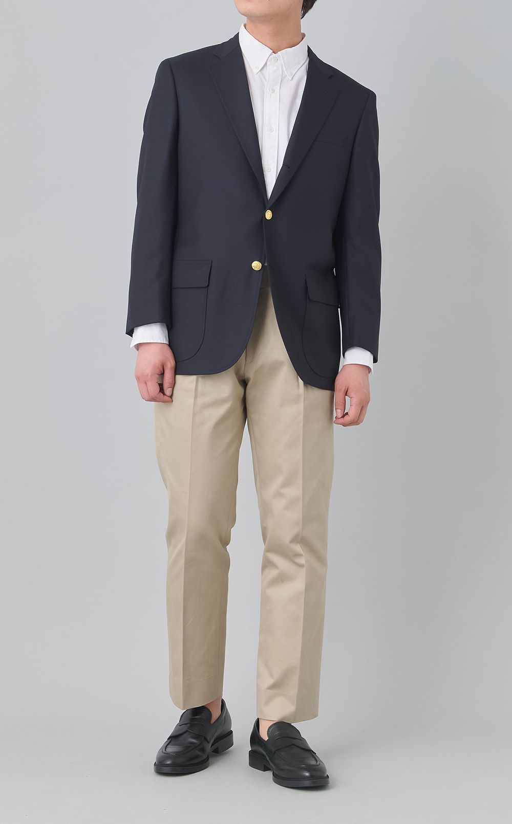 リングジャケットチノパンツ