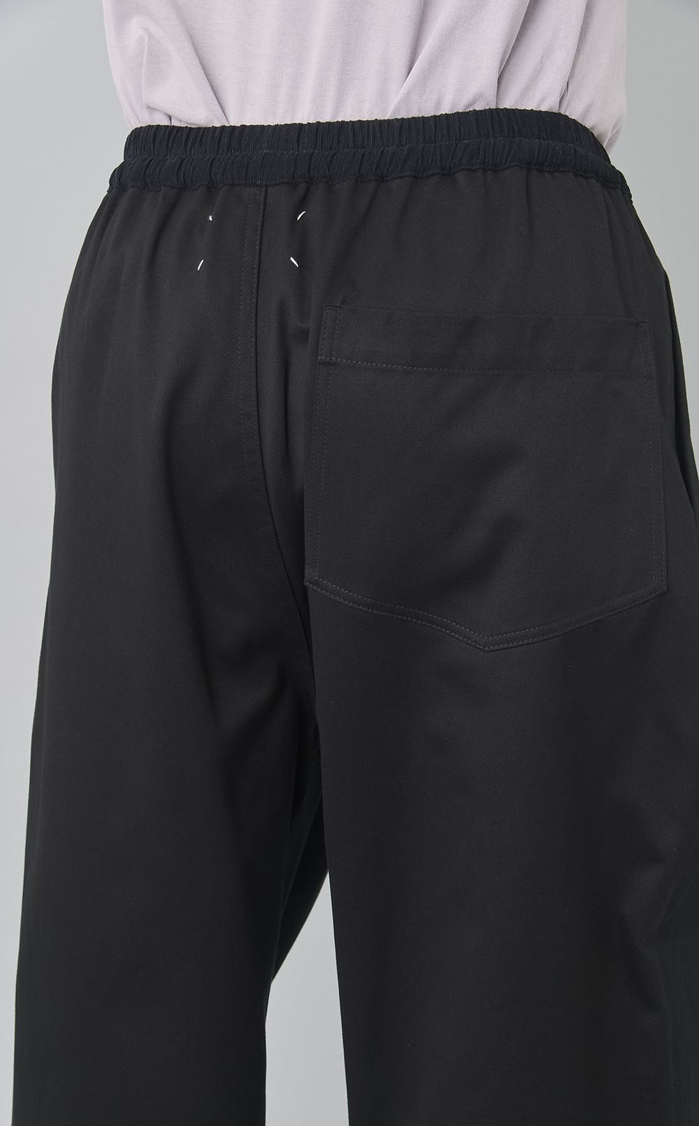 コットンタックワイドイージーパンツ