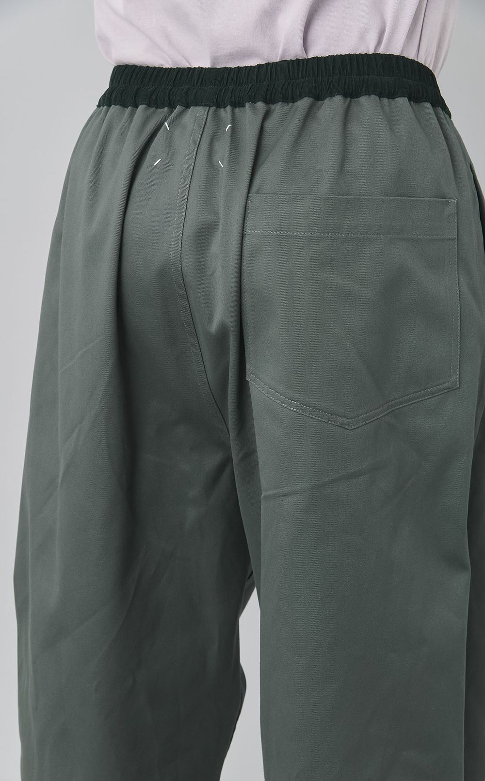 コットンタックワイドイージーパンツ