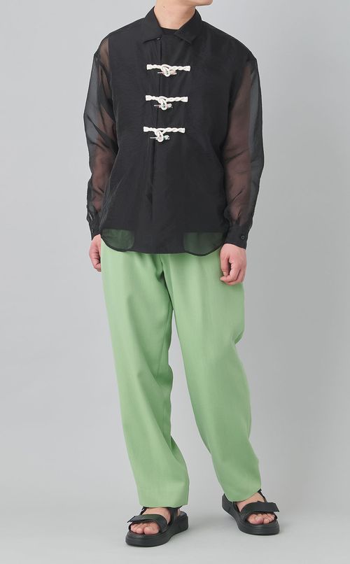 1タックベルトパンツ