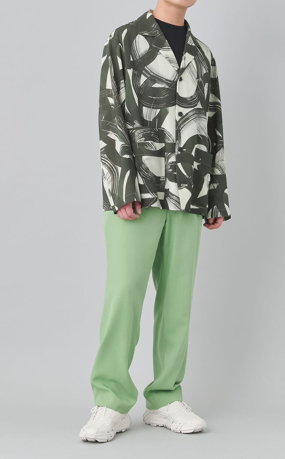 1タックベルトパンツ